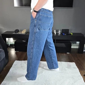 Wrangler Carpenter Jeans 94LSWDV Men’s Straight Blue W38 L30 80/20 Cotton-Poly - Picture 1 of 7