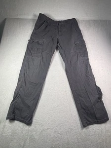 Wrangler Pantaloni Cargo 34x32 Grigio Autentici Uomo Relaxed Fit Pantaloni Cargo Uomo - Foto 1 di 9