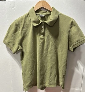 Carhartt Kids Polo Shirt Green Short Sleeve – Size L Youth – Cotton Blend - Picture 1 of 3