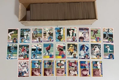 1983 Topps Baseball conjunto quase completo (725/792 cartões) Boggs iniciante parcial - Imagem 1 de 4
