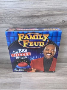 Family Feud Big Buzzer Edition Party Game Spin Master 2021 BRAND NEW SEALED RARE - Picture 1 of 6