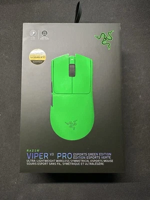 Razer Viper V3 Pro STORE EXCLUSIVE ESPORTS GREEN New In Box Sealed Wireless - Image 1 of 4