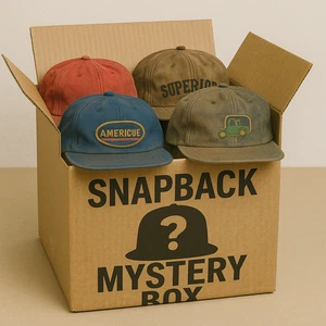 MYSTERY BOX! Random Bundle Of 5 Snapback Hat Cap All Styles Vintage Modern Mix - Bild 1 von 2