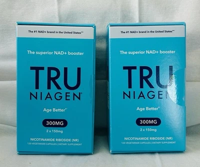 Lot2 TRU Niagen 300mg Nicotinamide Riboside 120 Veg Cap-Exp 2/28 - Image 1 of 4