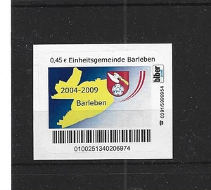 Biber Post Magdeburg Einheitsgemeinde Barleben 1 Wert ** - Picture 1 of 1