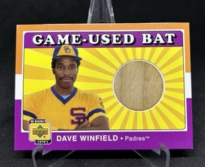 2001 Upper Deck UD Decade 1970s Dave Winfield Game-Used Bat Relic - Picture 1 of 2