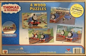 Thomas And Freinds 4 Wooden Puzzles In one - Picture 1 of 3
