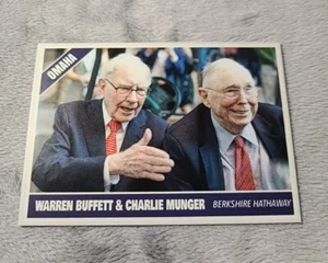 Tarjeta de Warren Buffett y Charlie Munger Berkshire Omaha, NE - Imagen 1 de 4