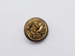 Vintage Antique Uniform Brass Button Eagle 12.5mm 1/2" - Picture 1 of 4