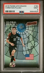 2016 Aficionado Christian Pulisic #184 Global Reach Rookie PSA 9 - Bild 1 von 2