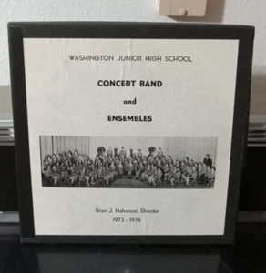 WASHINGTON JUNIOR HIGH SCHOOL Duluth, MN Concert Band Ensemble LP BOX SET 1974 - Picture 1 of 3