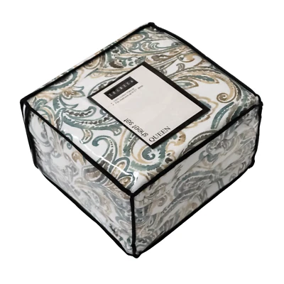 Juego de sábanas Tribeca franela reina cachemira 100 % algodón bolsillo profundo 21" 170GSM Foto 1 de 4