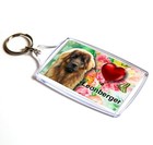 Leonberger Gift Dog Key Ring 77 x 51 mm Keyring Birthday Gift Xmas Gift
