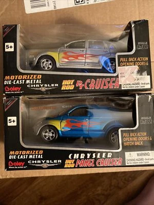 Boley Chrysler Hot Rod Panel GT Cruiser Die-cast Metal 1/32 Scale Rare Set Of 2 - Image 1 of 4