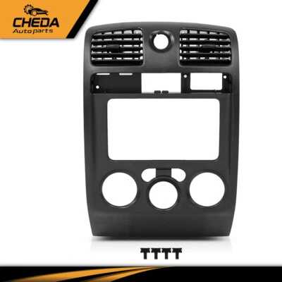 Fit For 2004-2012 Chevy Colorado GMC Canyon Center Dash Radio Vent Bezel Black — 第 1/4 张图片