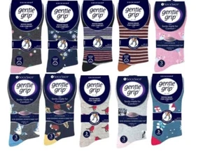 Ladies Gentle Grip Soft Non Elastic Honeycomb Top Diabetic Socks UK 4-8 - Picture 1 of 28