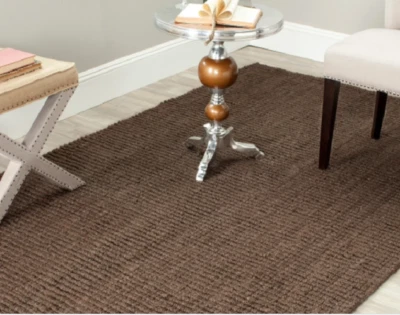 Safavieh Handmade Natural Fiber Brown Jute Rug Solid Chunky 3' x 5' Reversible  - Image 1 of 4