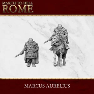 Ancien battle Figurines Légion Romaine Marcus Aurelius - Imagen 1 de 1