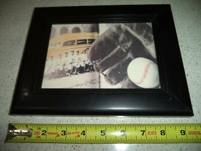  Lienzo de la Liga Negra de Béisbol Reproducciones Lamanart Arte Impresión Enmarcada #2 Foto 1 de 4
