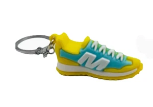 Trainers Keychain Miniblings Charm Trainers Shoes Colour Mix Colourful - Picture 1 of 11