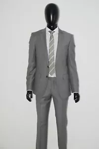HUGO BOSS Anzug, Mod. Huge5/Genius3, Gr. 94 / US 38L, Medium Grey - Bild 1 von 11