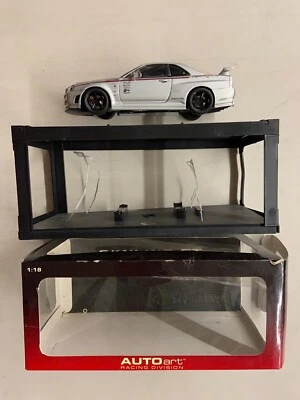 Autoart Escala 1:18 Diecast Car '01 Nissan Skyline R34 Nismo Versión ZTune Plateado Foto 1 de 4
