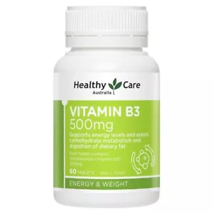 Vitamin B3 Nicotinamide Skin Health Energy Support 60 Tablets NEW - Picture 1 of 1
