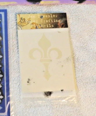 *NEW* Wall /craft Stencil~FLEUR-de-LIS Jan Dressler classic design - Image 1 of 2
