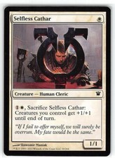 Selfless Cathar *PLAYSET* Magic MtG x4 Innistrad SP
