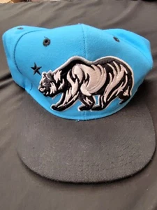 California Bear Ball Cap Hat Blue Pre-owned Big Bear Cali Under Brim - Picture 1 of 6