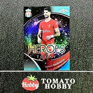 TOPPS CHROME LIVERPOOL TEAM SET 2023-24 DOMINIK SZOBOSZLAI /99 AQUA HEROES - Imagen 1 de 2