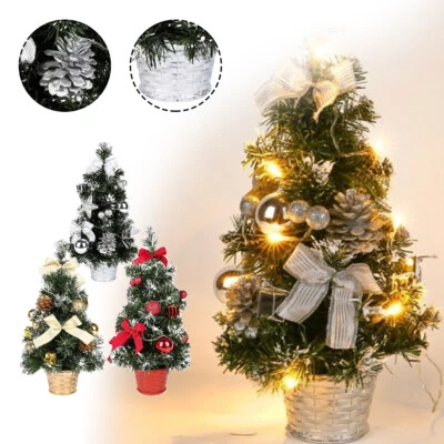 40CM Weihnachtsbaum mit LED Klein Künstlicher Tannenbaum Weihnachten Dekoration - Bild 1 von 4