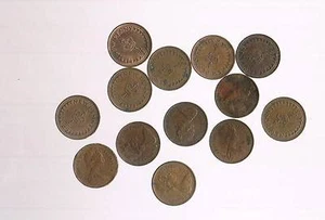 CIRCULATED Queen Elizabeth II New Half Penny Coins - CHOOSE DATE - Picture 1 of 1