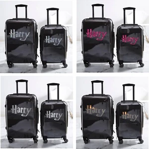 Personalised Sticker For Suitcase Luggage Travel Vinyl Sticker, St7 - Picture 1 of 8