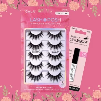 Cala Lash & Posh: Electra + Brush On Lash Adhesive / Free Gift W Purchase Of 4+ - Image 1 of 3