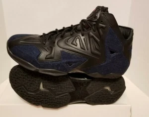 Nike Lebron XI 11 EXT Basketballschuh Denim QS schwarz 659509-004 Größe 10 Lakers LA - Bild 1 von 6
