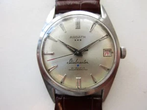 Ardath Steelmaster blauer Stern - Felsa Kal. 4012 - Schweizer 1960er Jahre Uhr - Laufen - Bild 1 von 8