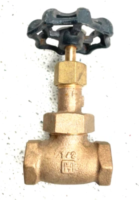 HAMMOND IB412 Bronze Globe Valve 1/2" NPT Thread 300-SWP 1000-WOG - Image 1 of 4