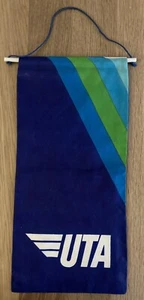 UTA FRENCH AIRLINES 1970s PENNANT FLAG DESKTOP AIR FRANCE VS.2 - Picture 1 of 1