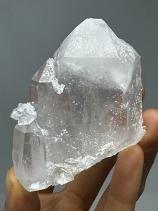 SPLENDIDO quarzo tabulare autoguarito Arkansas con chiavi 5,9 oz AR USA cristallo L9 - Foto 1 di 12