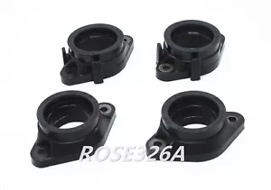 4x Carburetor Intake Manifold Boot For Suzuki GSF1200 Bandit 1200 GSX GSXR 1100 - Foto 1 di 2