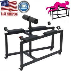 Erotic Chair BDSM Furniture Sex Machine Torture Handcuffs Rack Position Aid - Picture 1 of 12