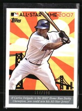 Carlos Delgado  2007 Topps All Star  #NNO  Baseball Card /999