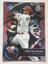 2023 Bowman Platinum Alec Burleson Rookie Card RC Base St. Louis Cardinals #72