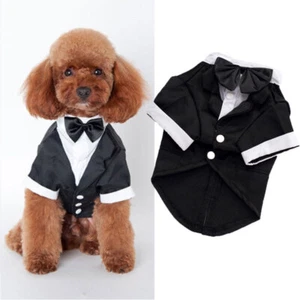 Neu Haustier Hund Katze Smoking Weste Anzug Party Hochzeit individuelle Mode beliebte Kleidung 1 - Bild 1 von 6