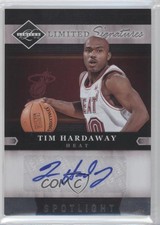 2011-12 Panini Limited Signatures Spotlight Silver /49 Tim Hardaway #50 Auto HOF