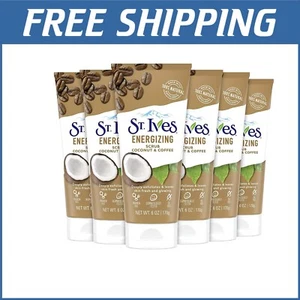Dermatologist Approved Coconut Coffee Exfoliant for Radiant Skin - Six 6oz Tubes - Picture 1 of 9