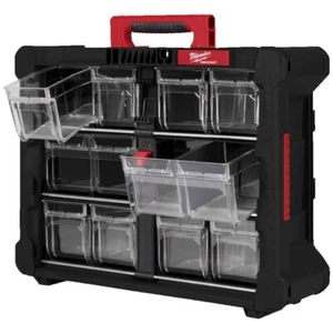 Milwaukee 4932498323 Estuche Organizador de Cubo Punta PACKOUT Negro - Imagen 1 de 7