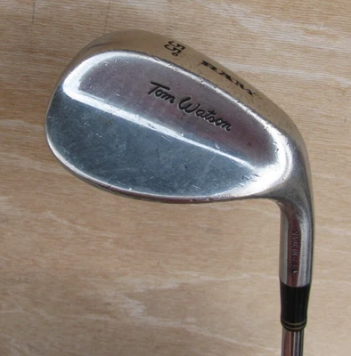 RAM TOM WATSON SAND WEDGE 55 LOFT STIFF FLEX STEEL SHAFT S SW CHROME GOLF CLUB - Image 1 of 4