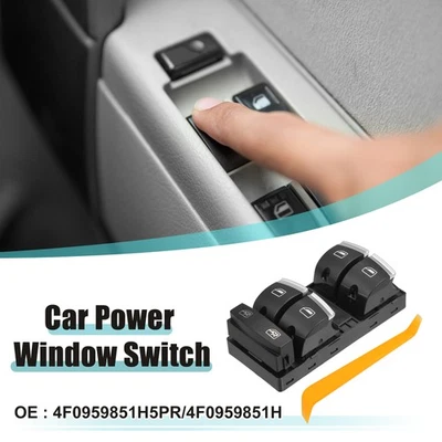 4F0959851H5PR Left Driver Side Power Window Switch for Audi Q7 2012-2015 — 第 1/4 张图片